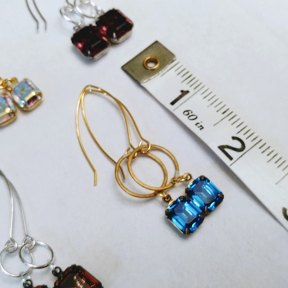 Not For Sale🌿Vintage Swarovski & Brass Rings - Picture 7 of 7